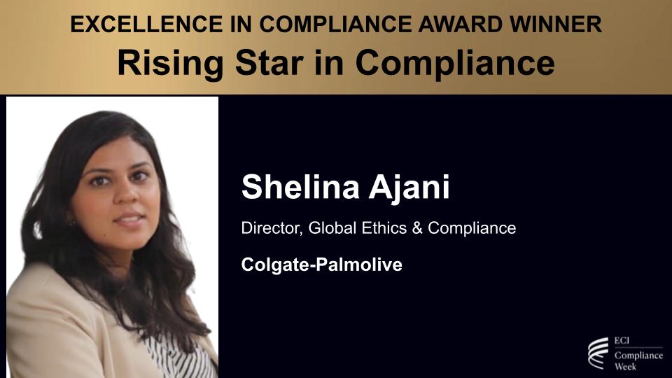 Colgate-Palmolive wins Compliance Week's Rising Star 2025